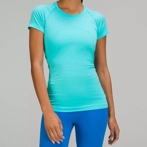 Electric Turquoise Lululemon swiftly tech 2.0